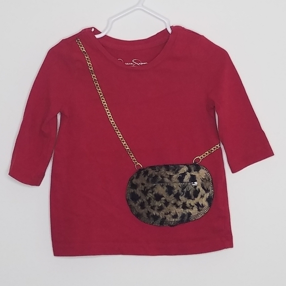 Jessica Simpson Leopard Fur Purse Shirt 3T - Picture 1 of 5